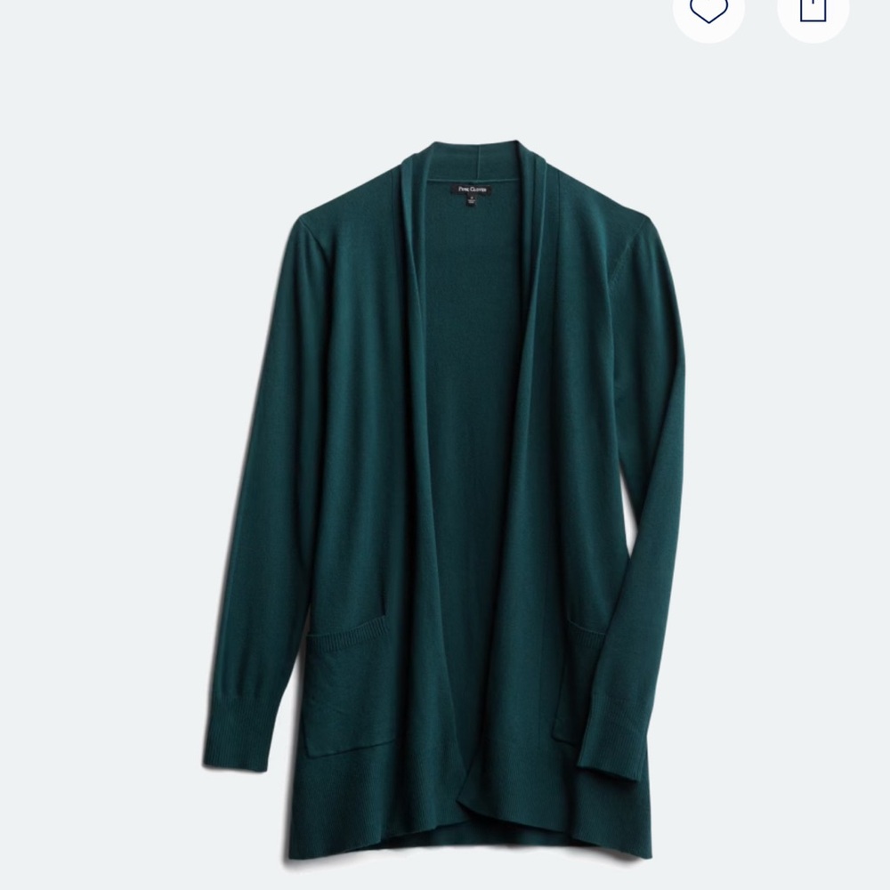 Pink Clover Women's Teal Cardigan Sweater